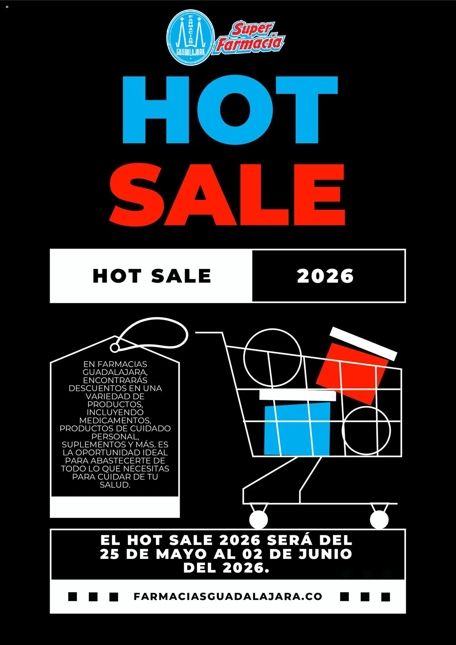 Vista previa las ofertas de la tienda Farmacia Guadalajara - Farmacia Guadalajara Hot Sale desde el 25/05/2026 