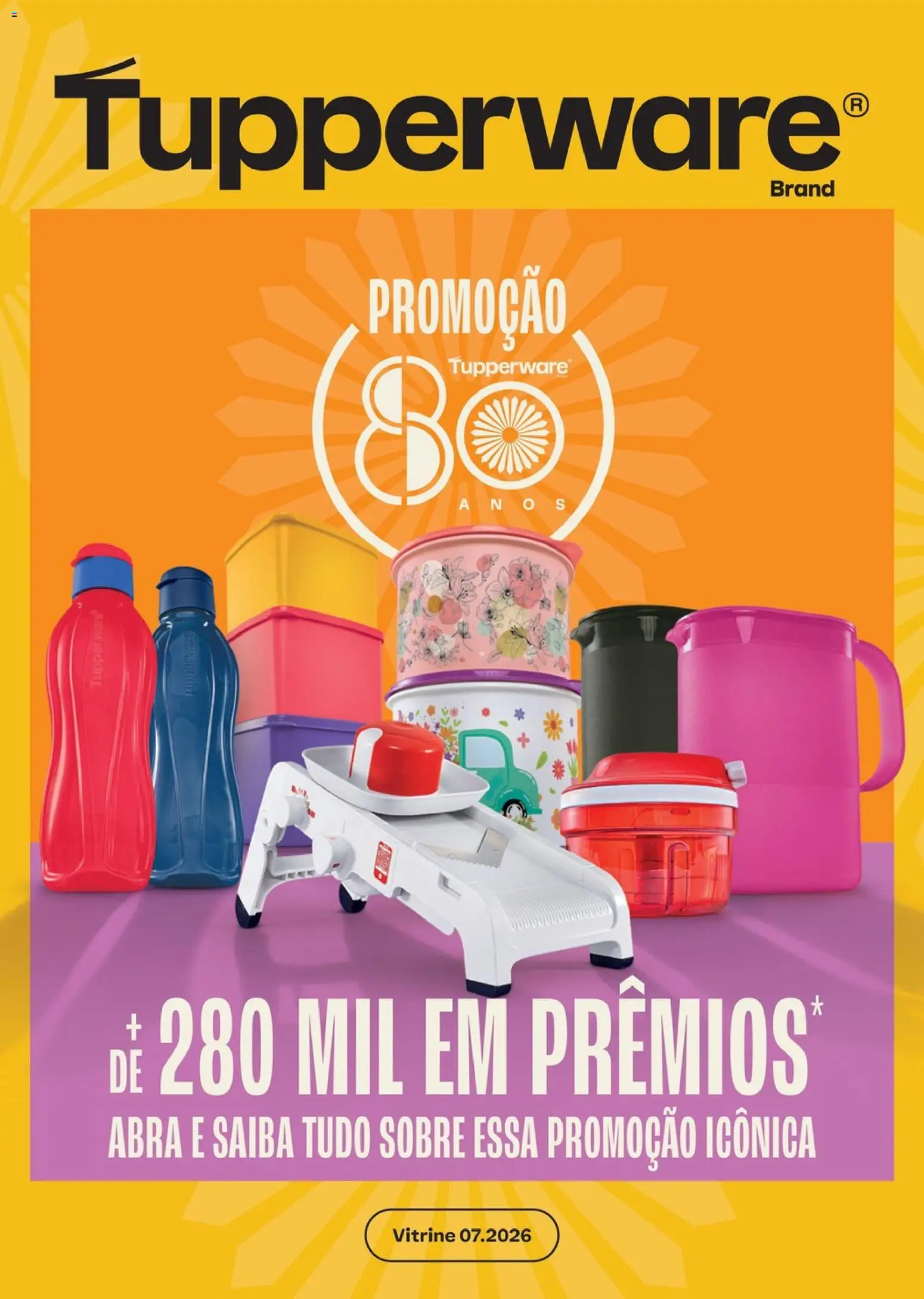 Pré-Visualização do folheto "Tupperware catálogo Vitrine 07" da loja Tupperware válido a partir de 01/07/2026
