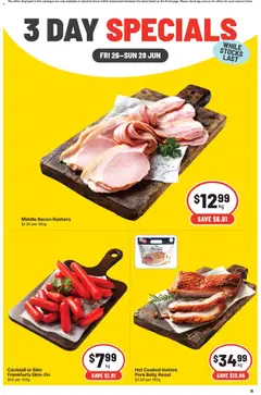 Preview of catalogue IGA -3 Day Specials - QLD from shop IGA valid 26/06/2026