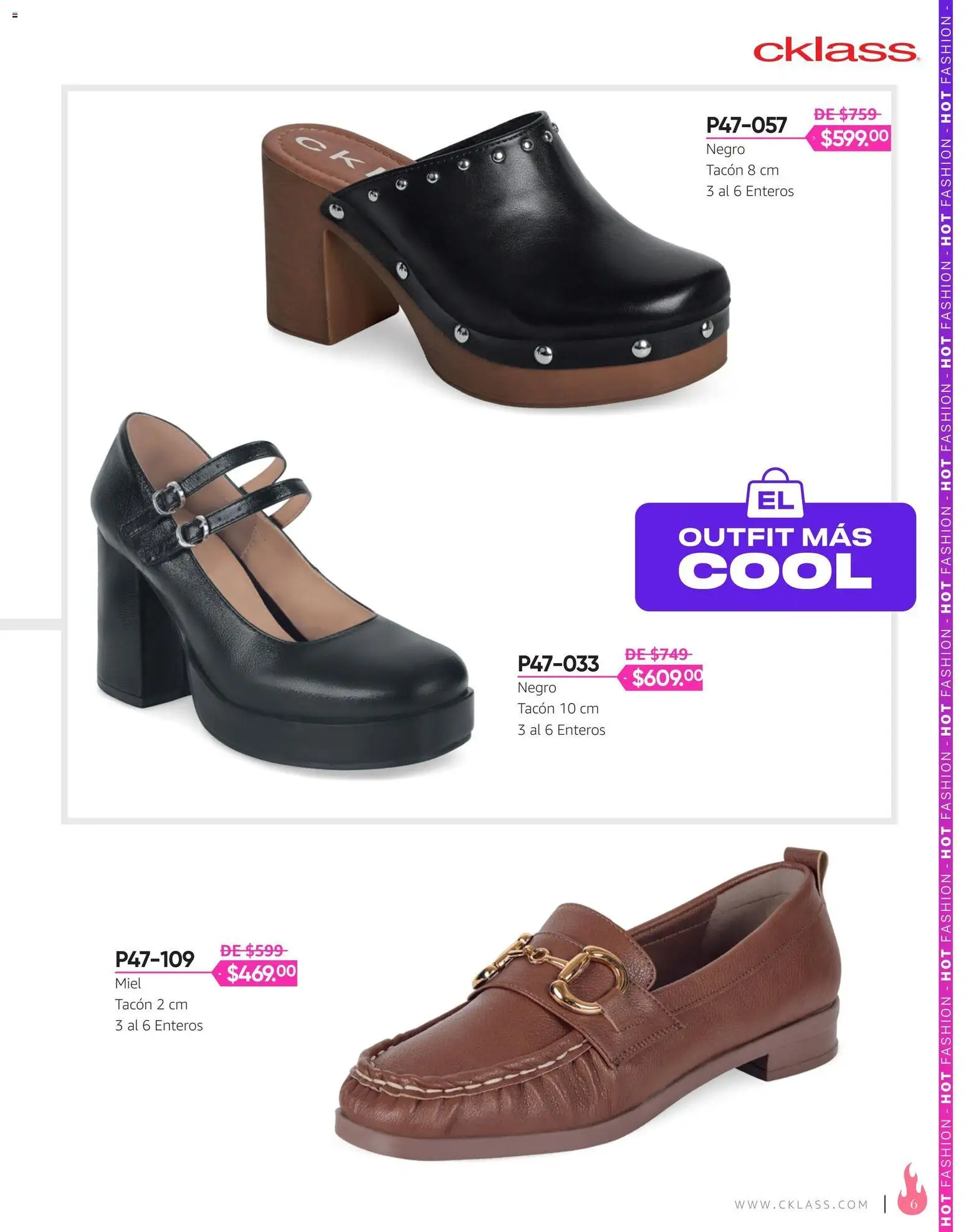 Vista previa las ofertas de la tienda Cklass - Cklass catálogo Hot Fashion Calzado desde el 03/08/2026 