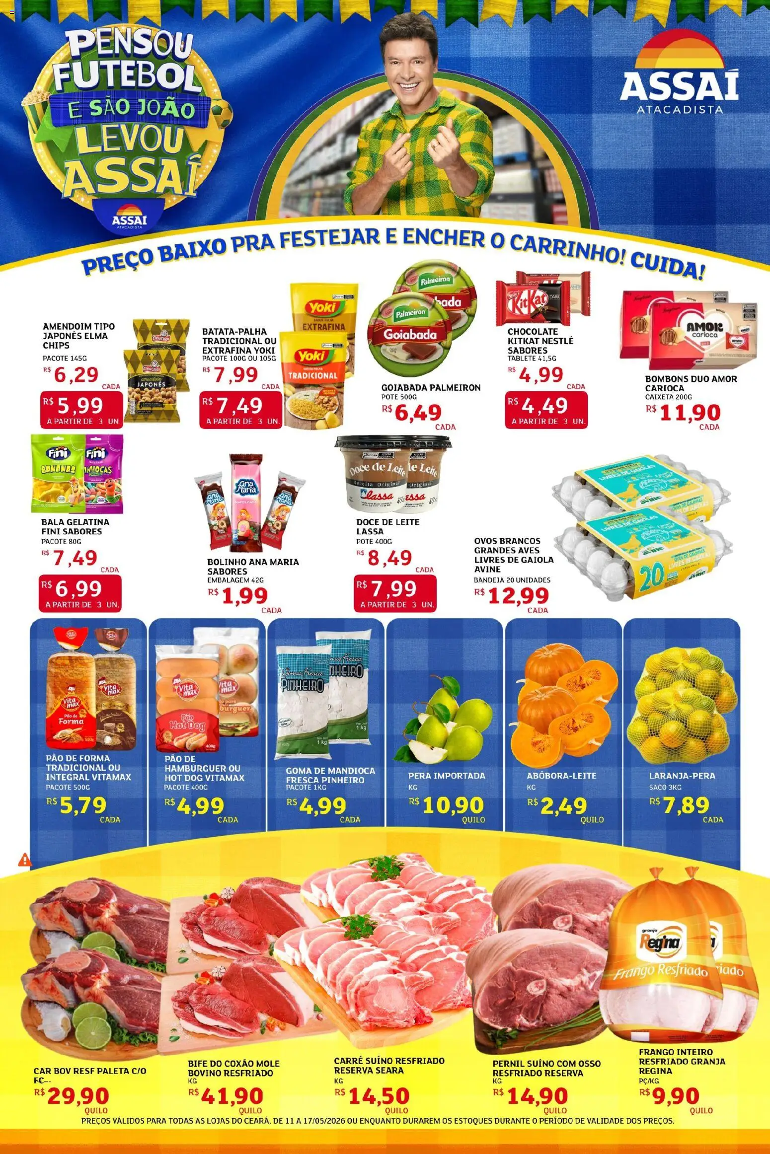 Pré-Visualização do folheto "Assaí Atacadista ofertas - CE" da loja Assaí Atacadista válido a partir de 11/05/2026