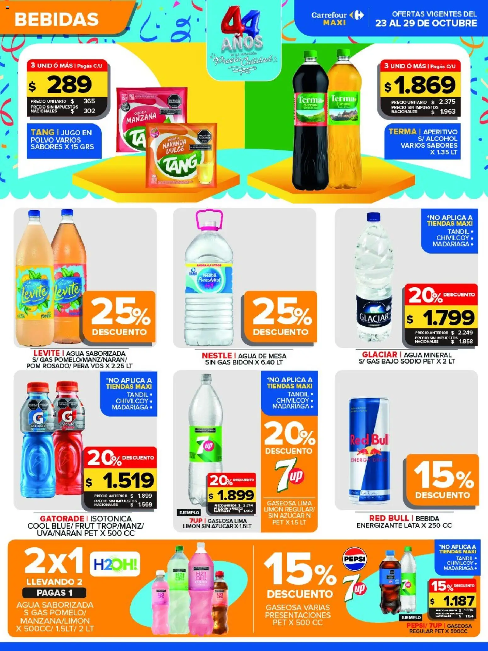 Vista previa del folleto de la tienda Carrefour Maxi válido desde el 23/10/2026 