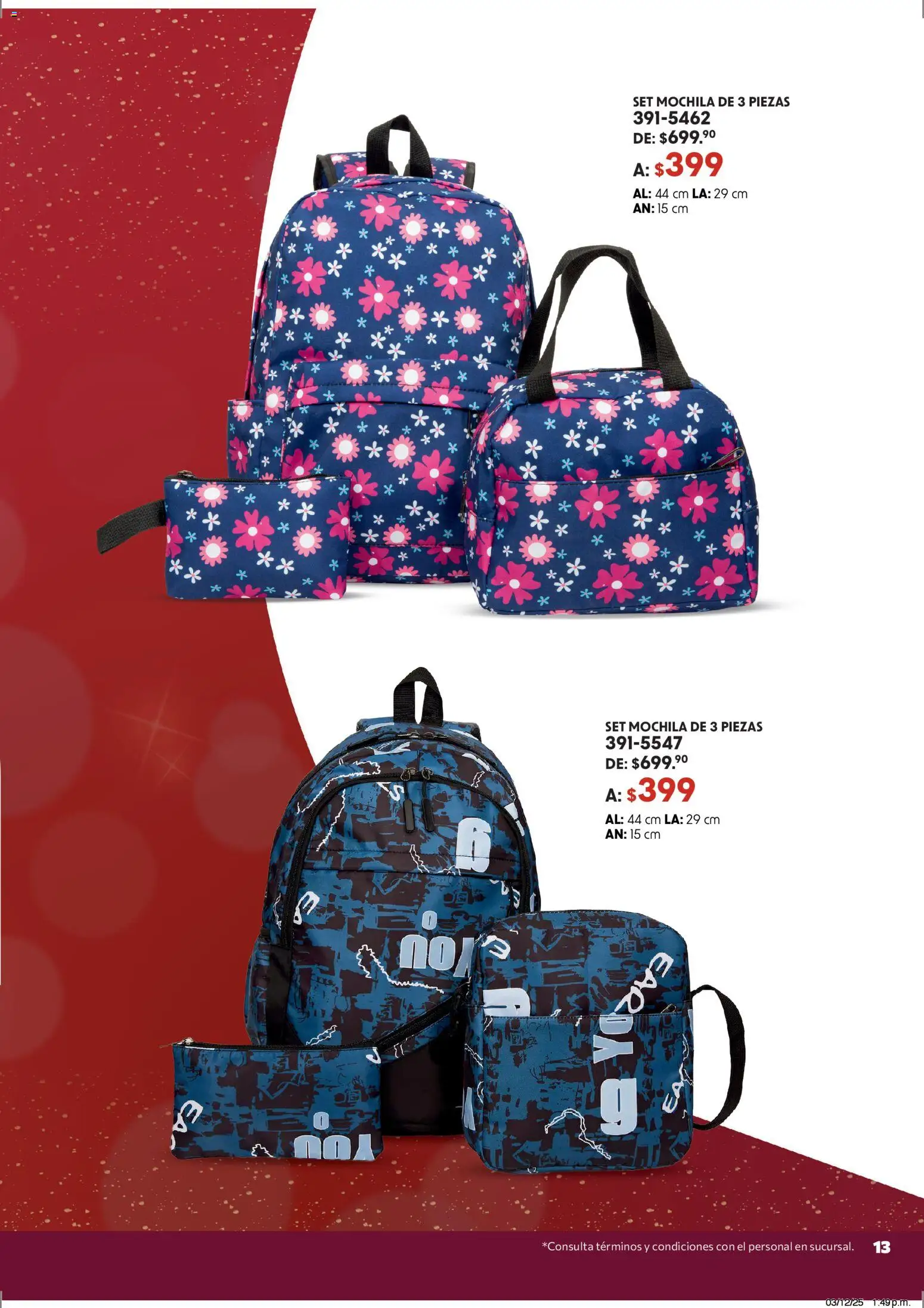 Vista previa las ofertas de la tienda Andrea - Catálogo Accesorízate esta Navidad desde el 07/12/2025 - Mochila