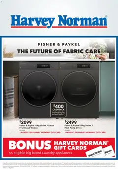 Preview of catalogue Harvey Norman Deals on Laundry from shop Harvey Norman valid 16 May 2026