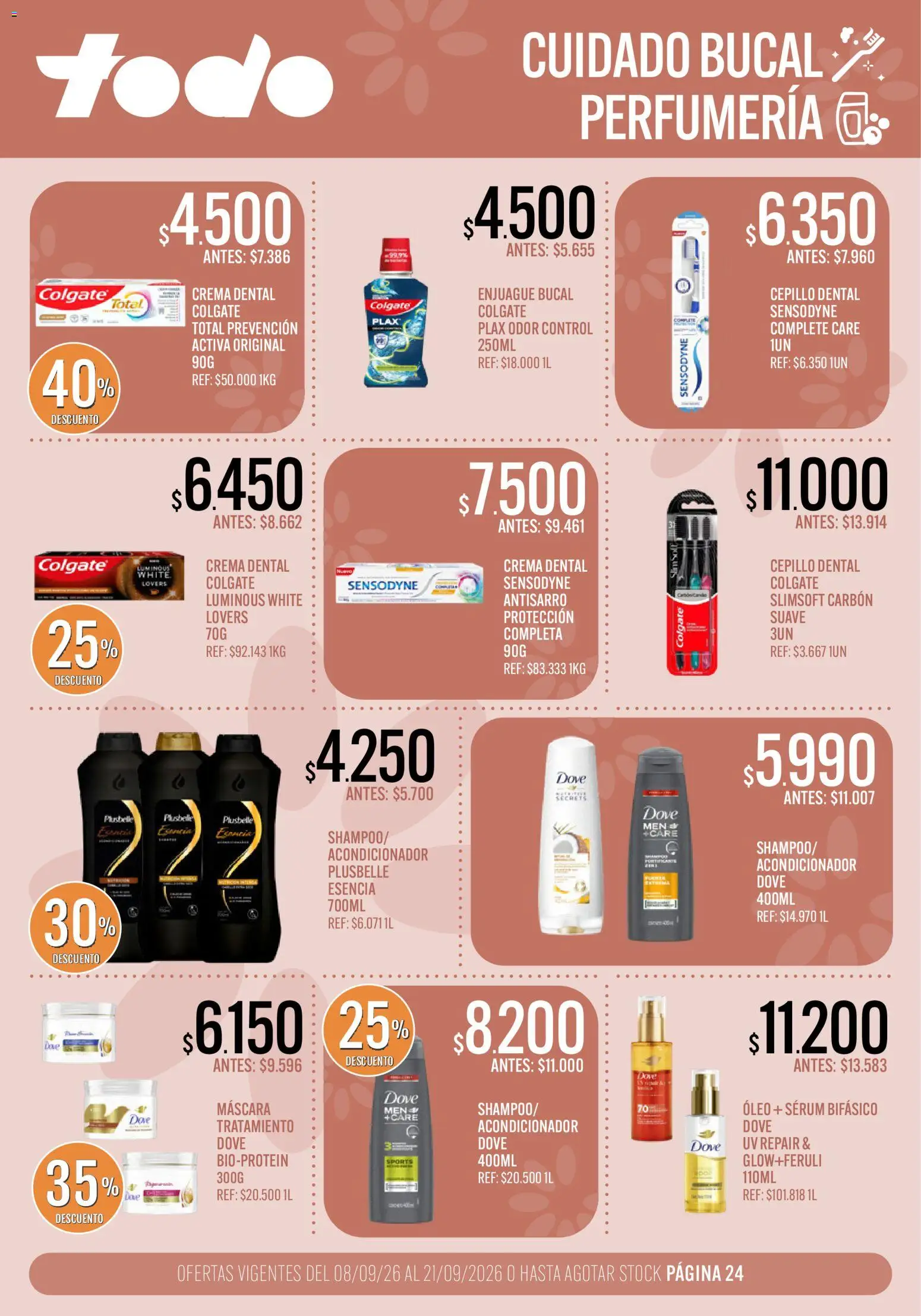 Vista previa del folleto de la tienda Supermercados TODO válido desde el 08/09/2026 