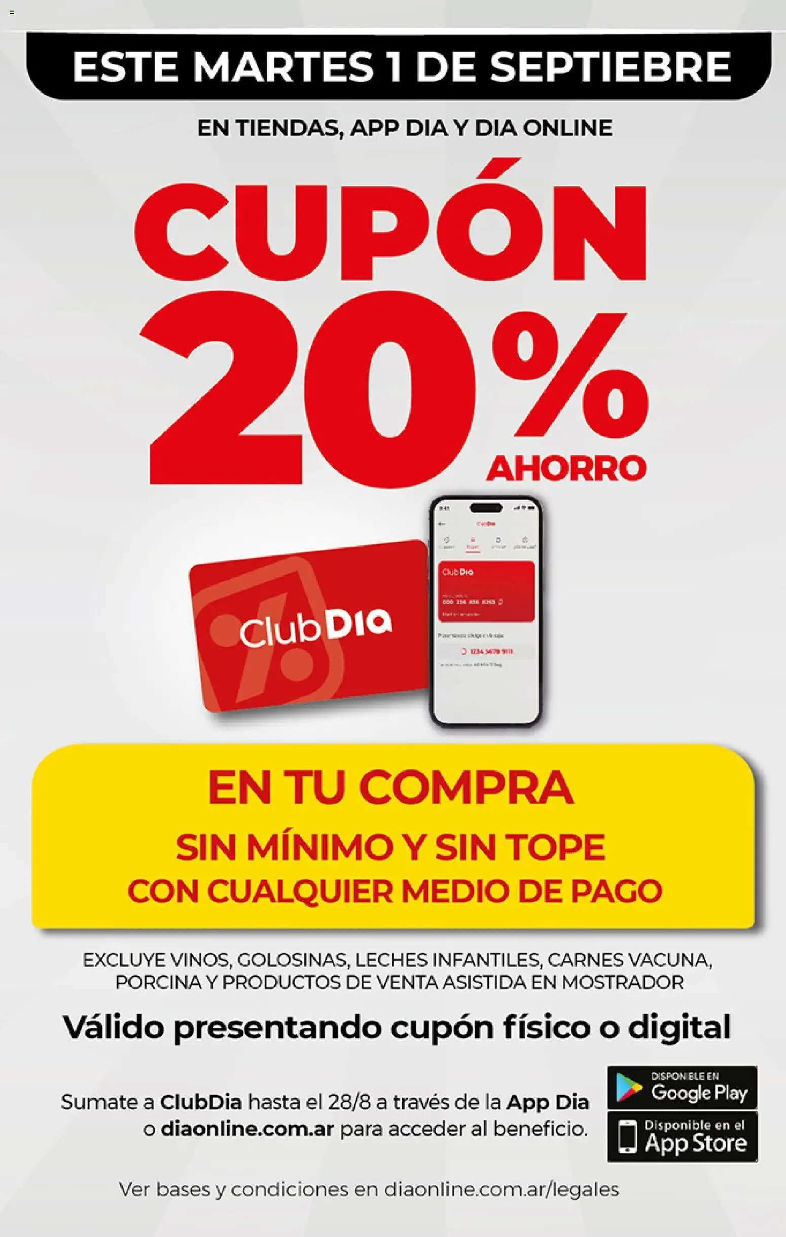 Vista previa del folleto de la tienda Dia válido desde el 26/08/2026 