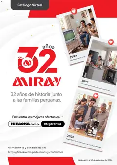 Vista previa de Hiraoka catálogo de la tienda Hiraoka válido desde 01/09/2026