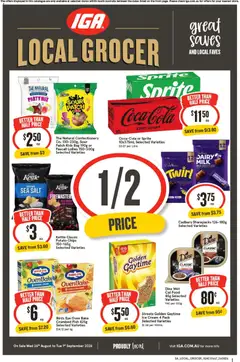 Preview of catalogue IGA Local Grocer Adelaide from shop IGA valid 26/08/2026