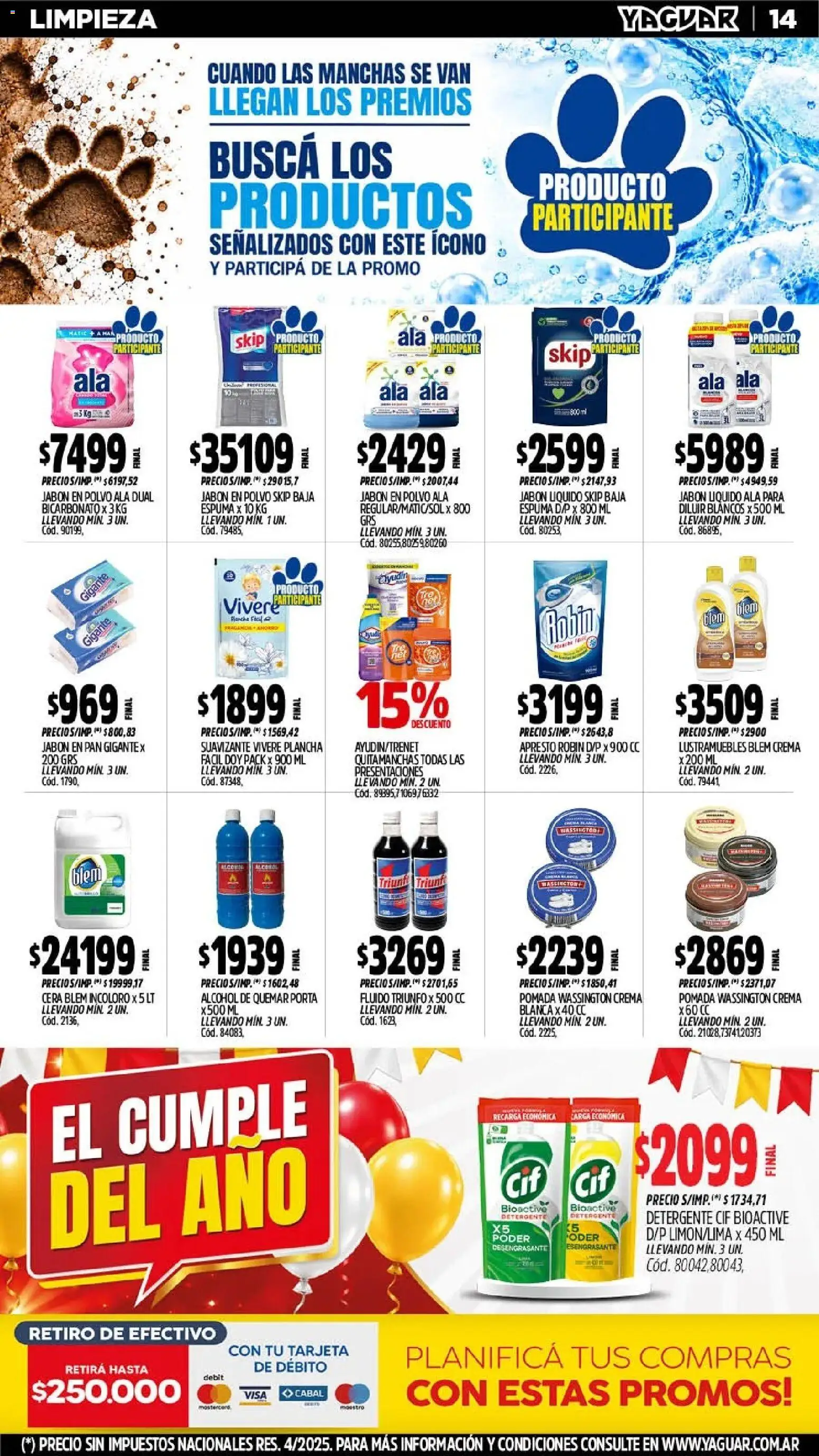 Vista previa del folleto de la tienda Yaguar válido desde el 19/10/2026 