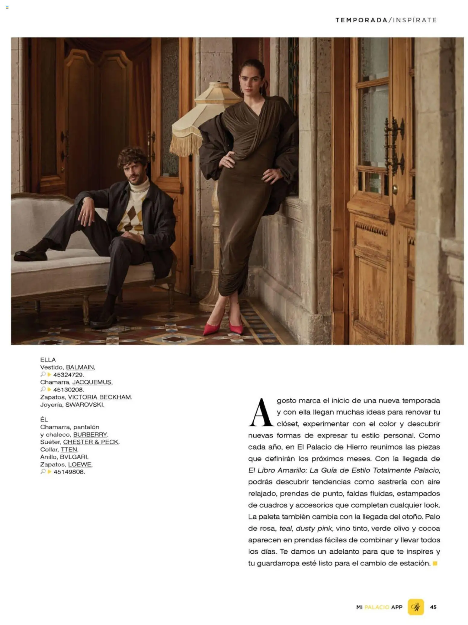 Vista previa las ofertas de la tienda Palacio De Hierro - Palacio De Hierro catálogo desde el 01/08/2026 