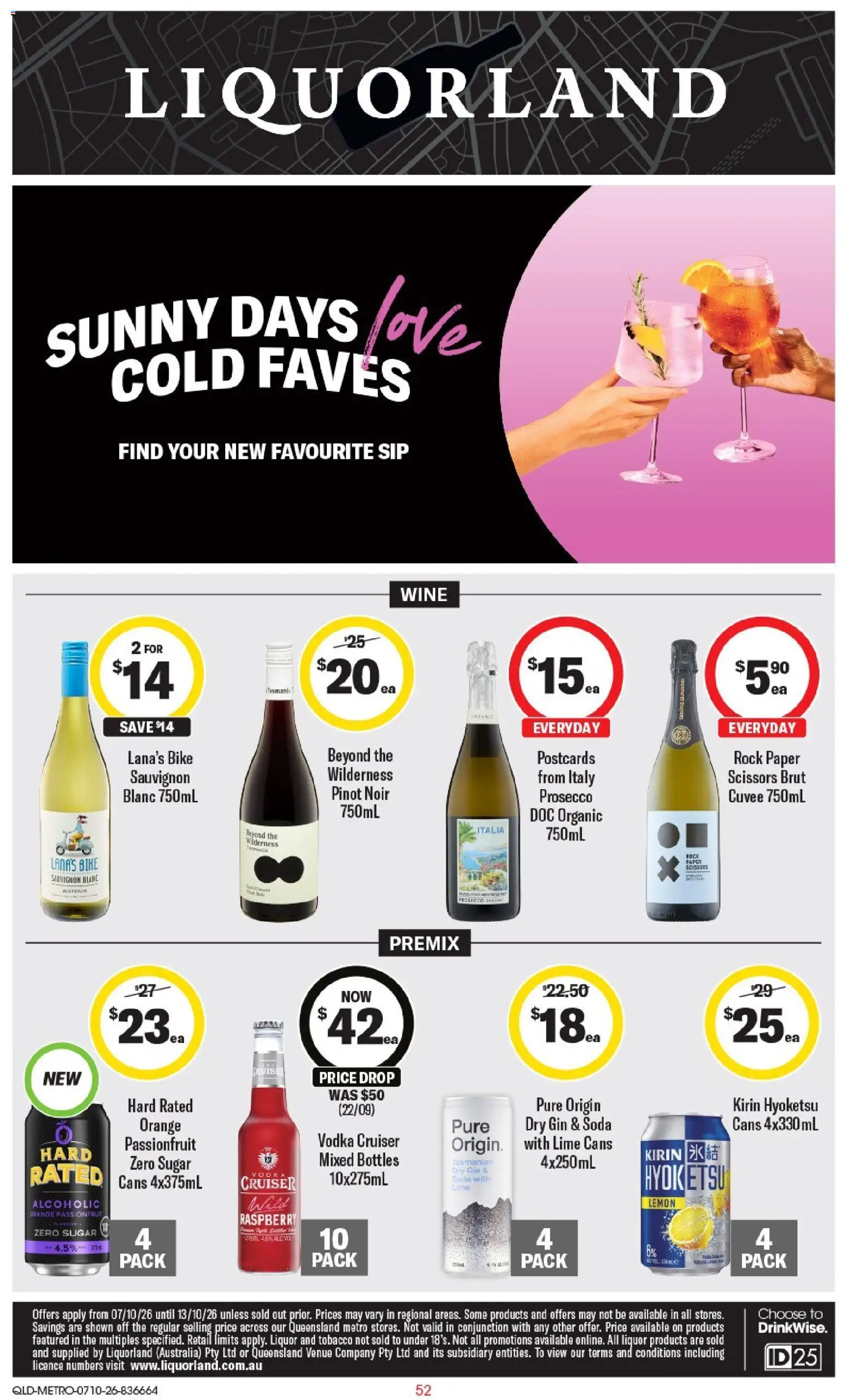 Preview of catalogue Liquorland catalogue QLD from shop Liquorland valid 07/10/2026