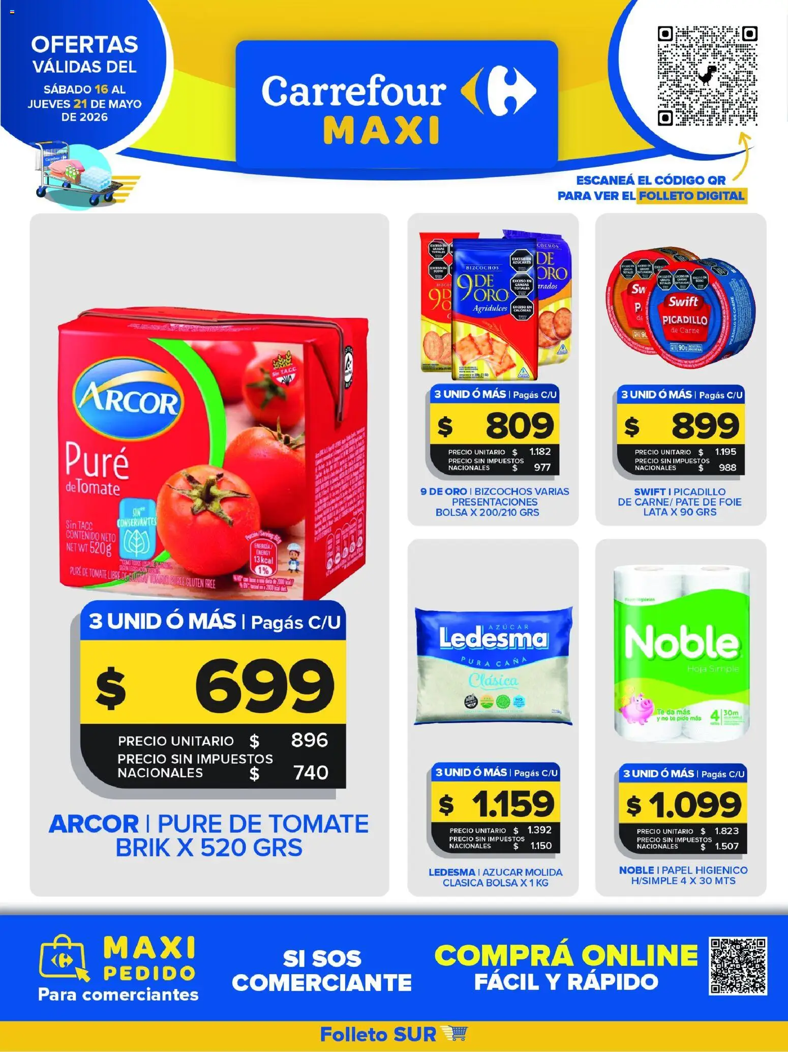 Vista previa del folleto de la tienda Carrefour Maxi válido desde el 16/05/2026 