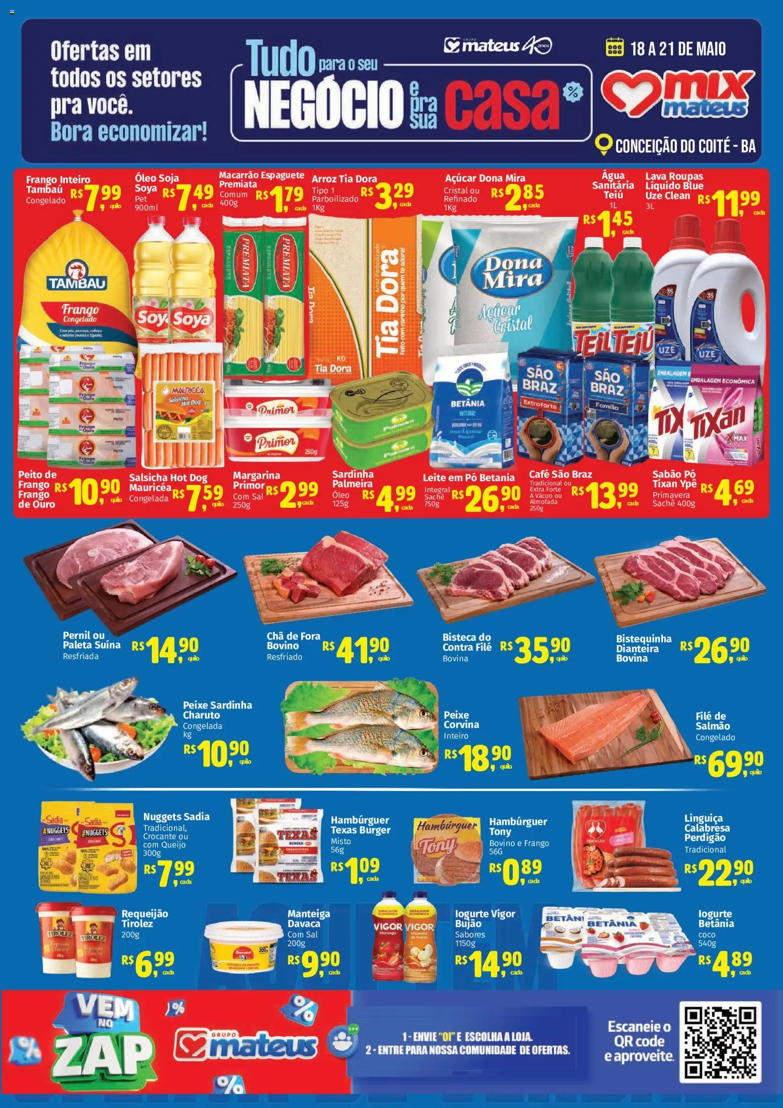 Pré-Visualização do folheto "Mateus ofertas Regular" da loja Mateus válido a partir de 18/05/2026