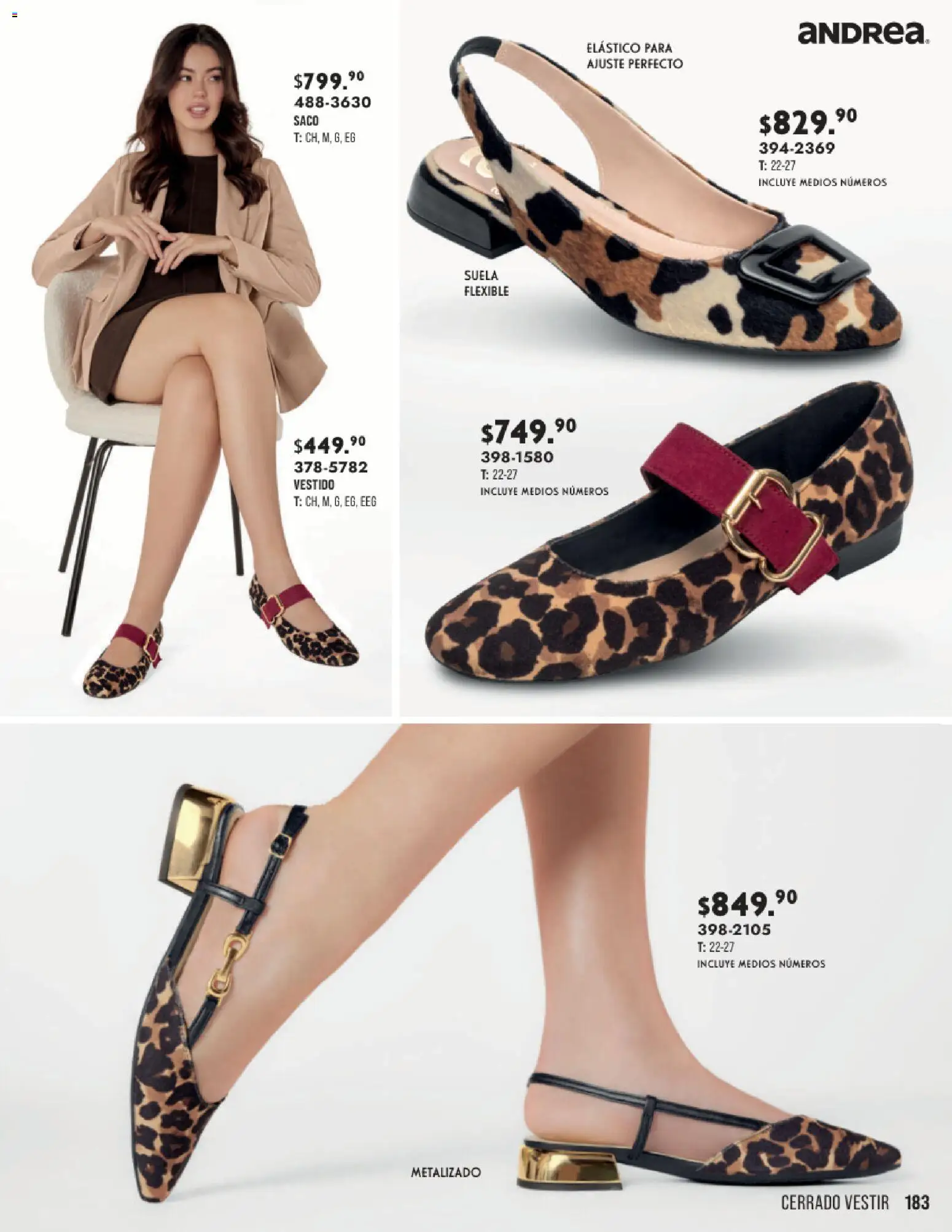 Vista previa las ofertas de la tienda Andrea - Andrea catálogo Otoño Invierno desde el 23/08/2026 