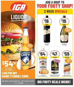 Preview of catalogue Big footy deals 23/09 from shop Deals valid 23/09/2026