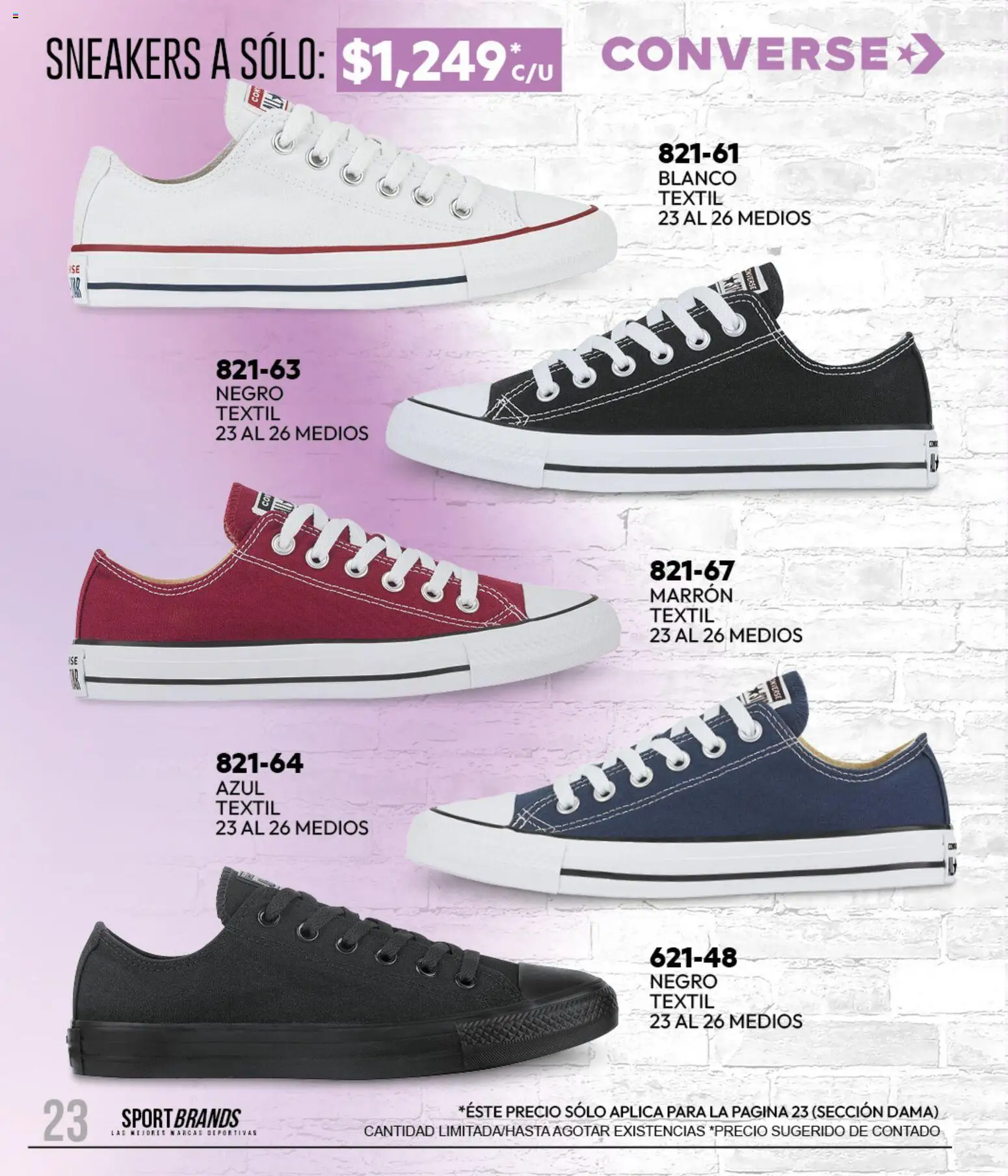 Vista previa las ofertas de la tienda Cklass - Cklass catálogo Sportbrands Dama Invierno desde el 11/09/2026 