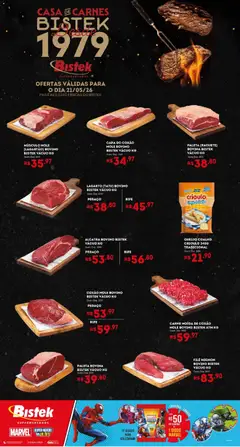 Pré-Visualização do folheto "Bistek Supermercados ofertas Quinta das Carnes" da loja Bistek Supermercados válido a partir de 21/05/2026