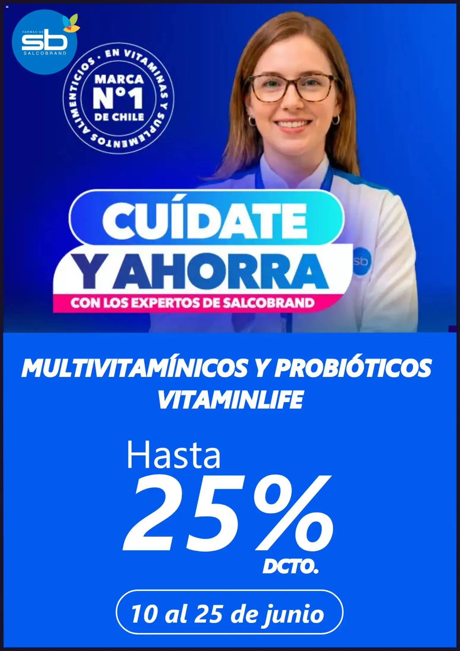 Folleto de la tienda Salcobrand válido desde el 09.06.2026 - Probióticos