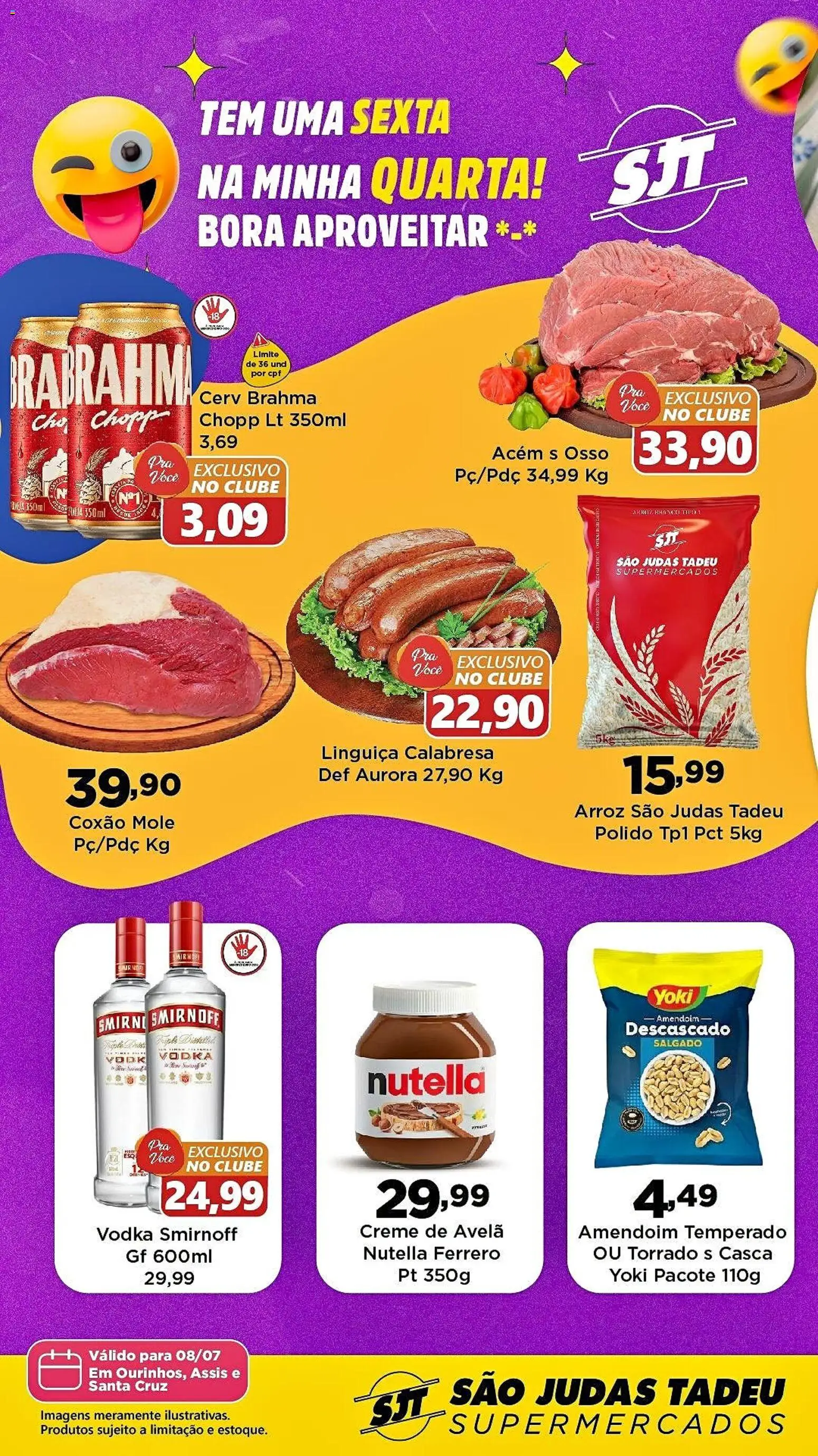Pré-Visualização do folheto "São Judas Tadeu - Ofertas da semana" da loja São Judas Tadeu válido a partir de 08/07/2026