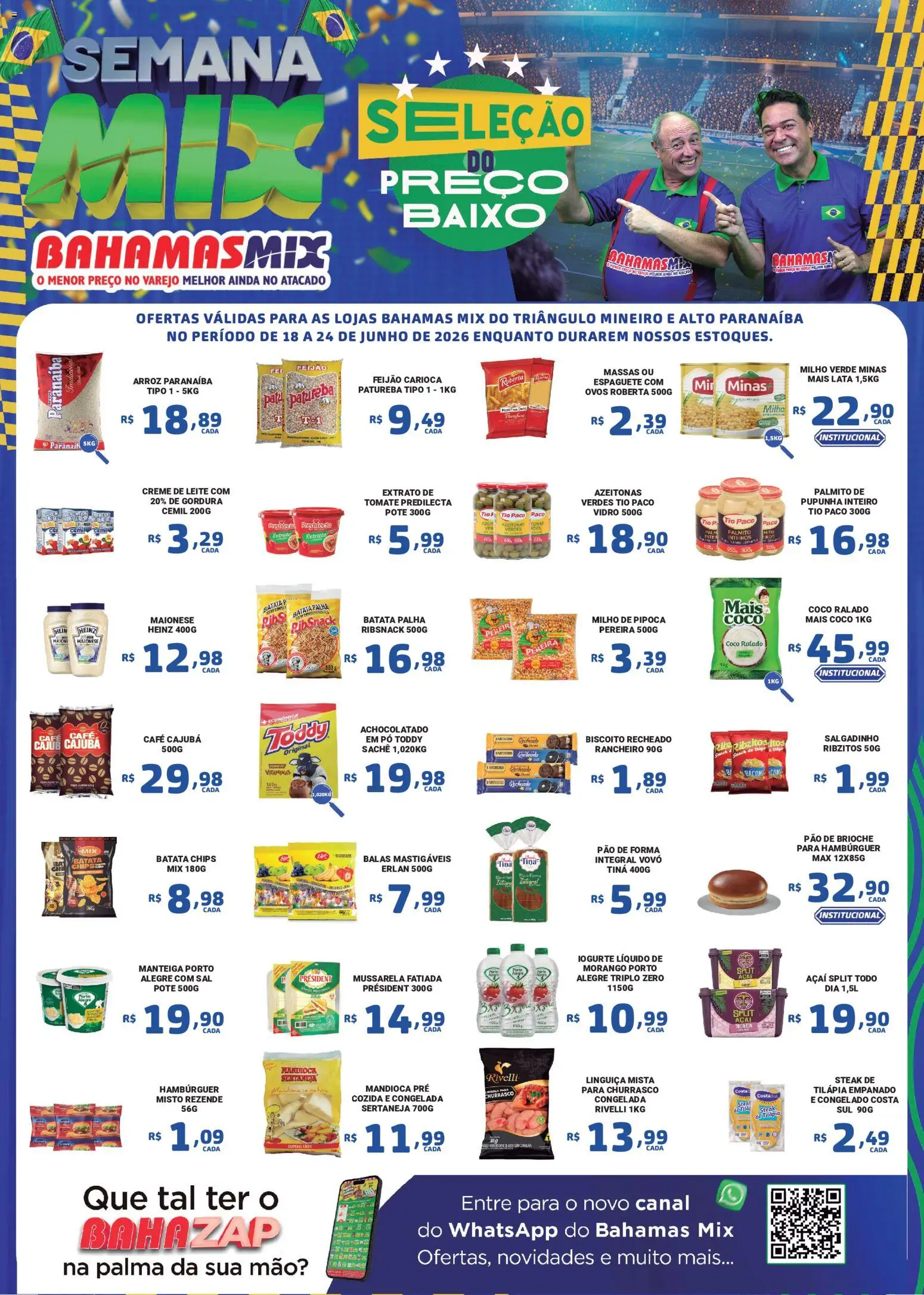 Pré-Visualização do folheto "Bahamas Mix - Ofertas da semana" da loja Bahamas Mix válido a partir de 18/06/2026