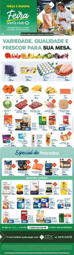 Pré-Visualização do folheto "Sam's Club - Ofertas da semana" da loja Sam's Club válido a partir de 08/09/2026