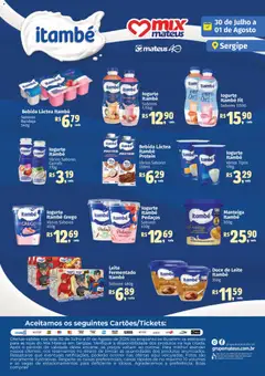 Pré-Visualização do folheto "Mateus ofertas Especial Itambé" da loja Mateus válido a partir de 30/07/2026