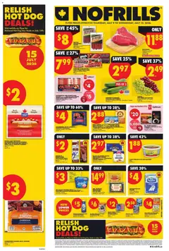 Un aperçu du dépliant No Frills weekly flyer - AB du magasin No Frills est valide à partir 9 juill. 2026