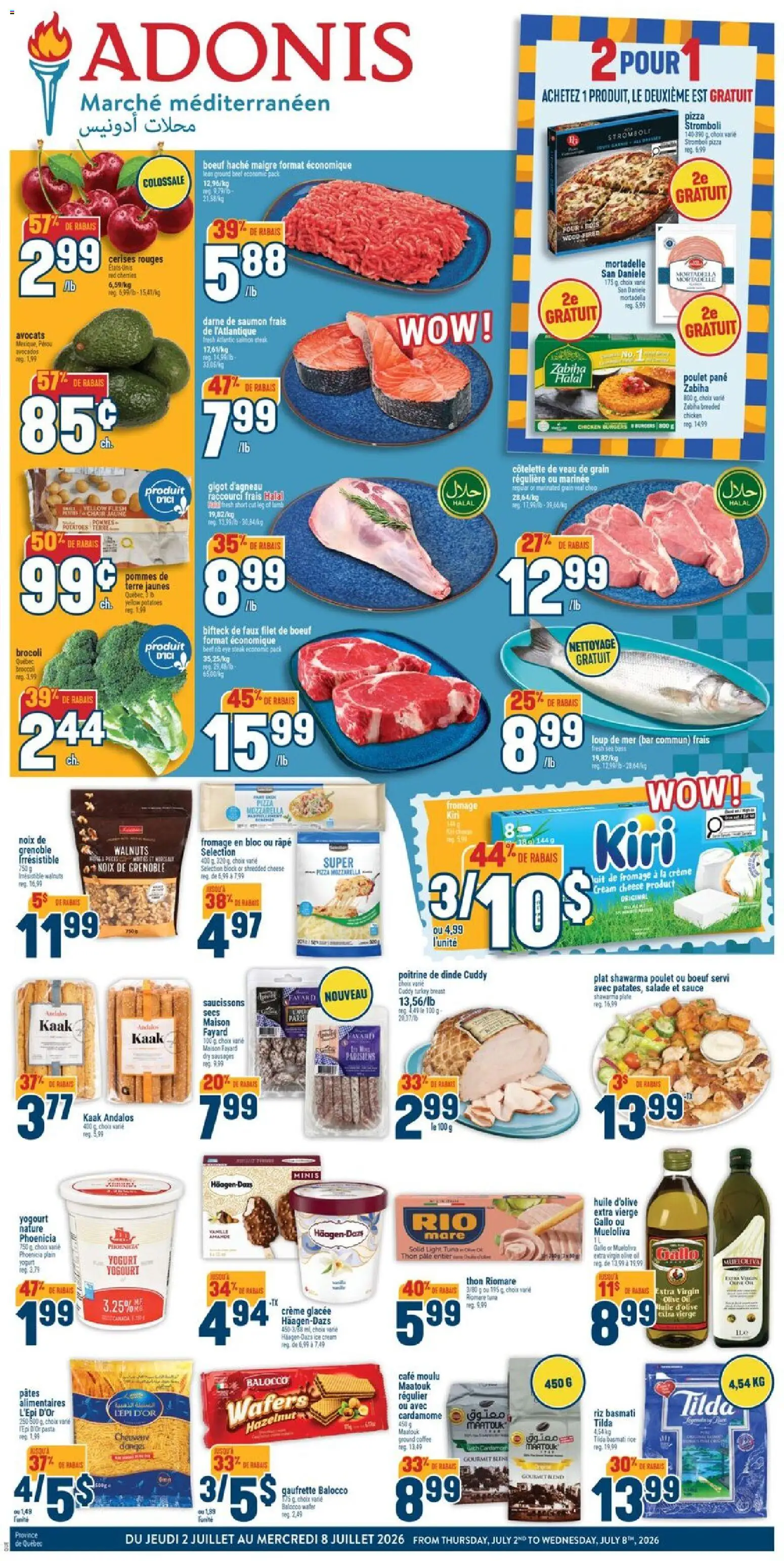 Preview of leaflet Adonis circulaire from shop Adonis is valid from Jul 02, 2026
