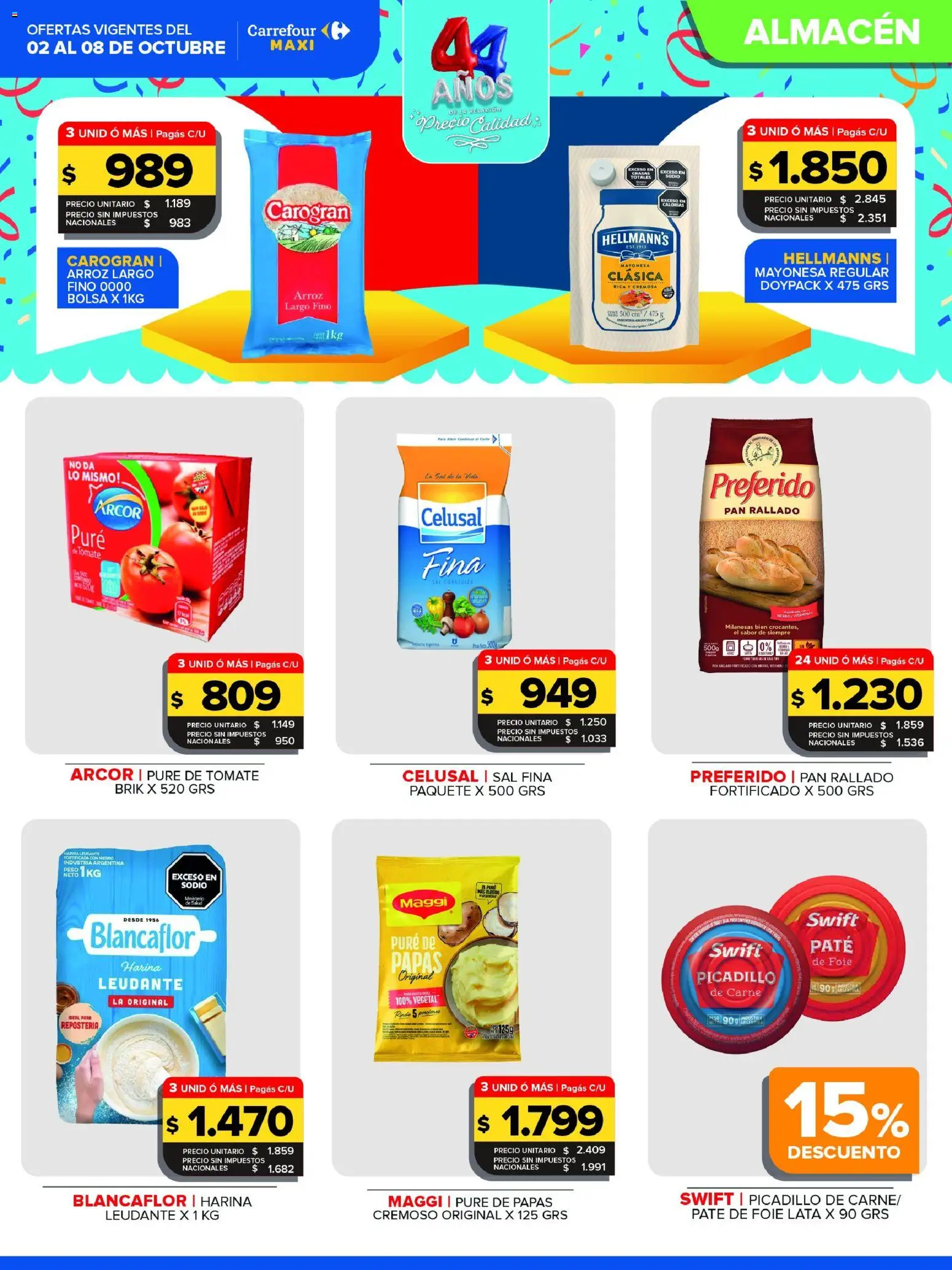Vista previa del folleto de la tienda Carrefour Maxi válido desde el 02/10/2026 