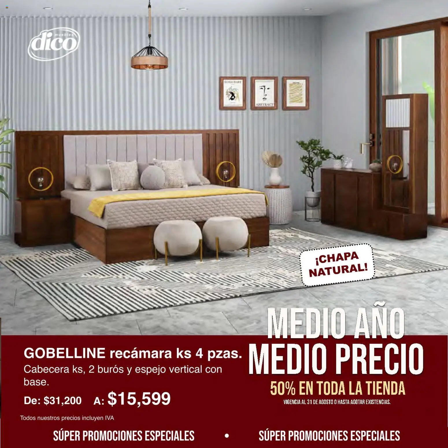 Vista previa las ofertas de la tienda Muebles Dico - Muebles Dico catálogo Medio año, medio precio desde el 01/08/2026 