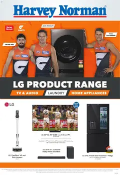 Preview of catalogue Harvey Norman LG + GWS from shop Harvey Norman valid 25/03/2026