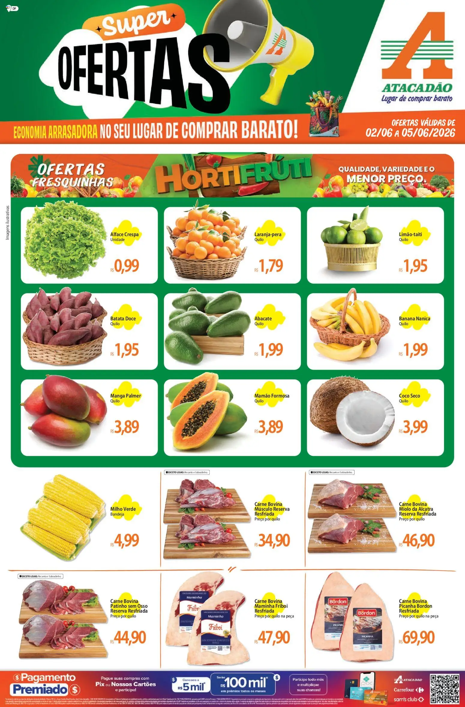 Pré-Visualização do folheto "Atacadão ofertas - DF" da loja Atacadão válido a partir de 02/06/2026