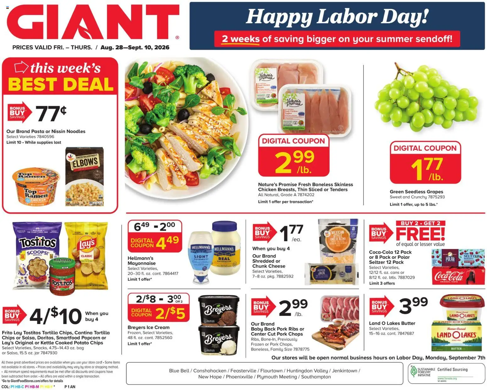 Ad Preview of Giant Giant Weekly Ad from 08/28/2026