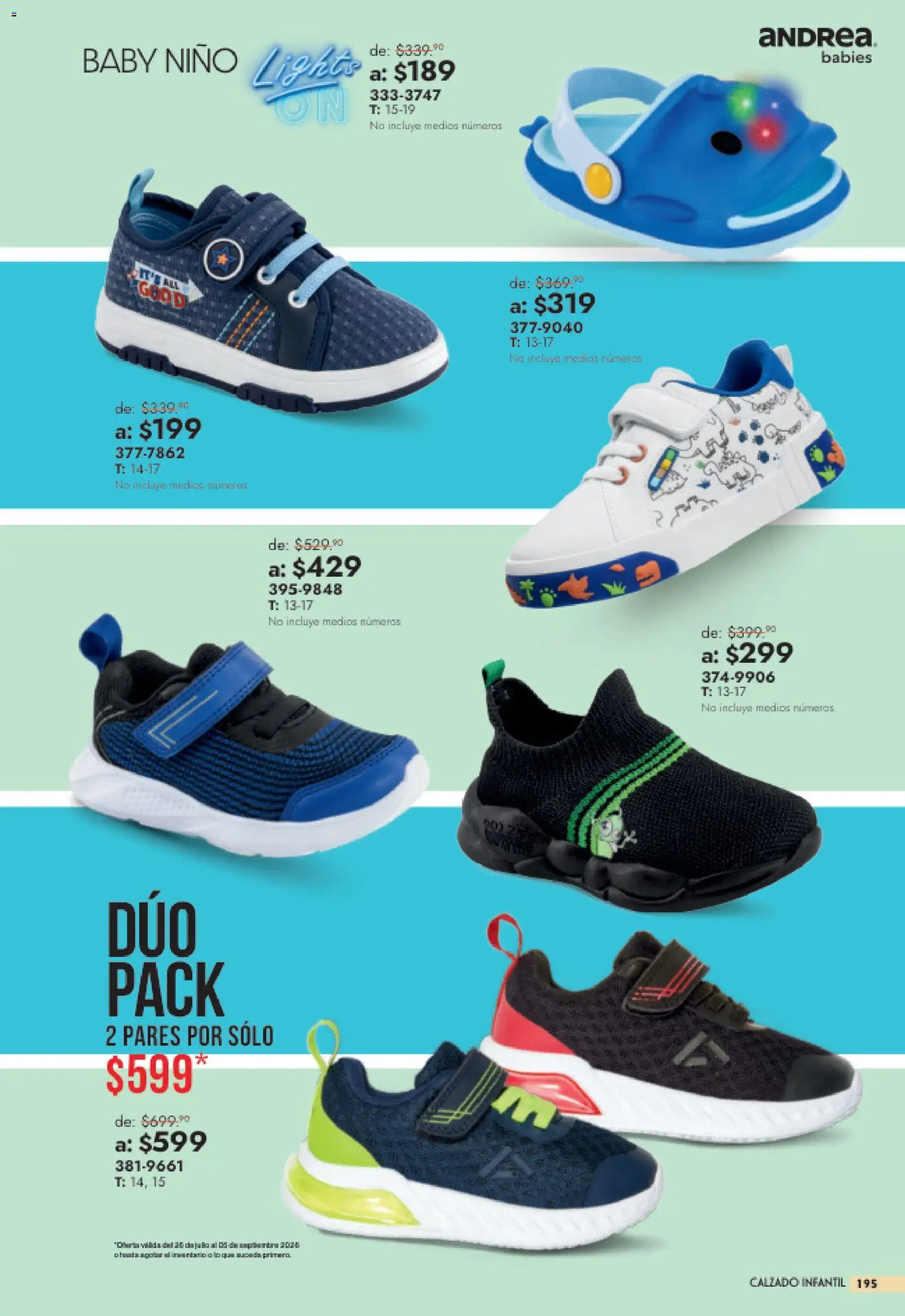 Vista previa las ofertas de la tienda Andrea - Andrea catálogo Outlet desde el 26/07/2026 