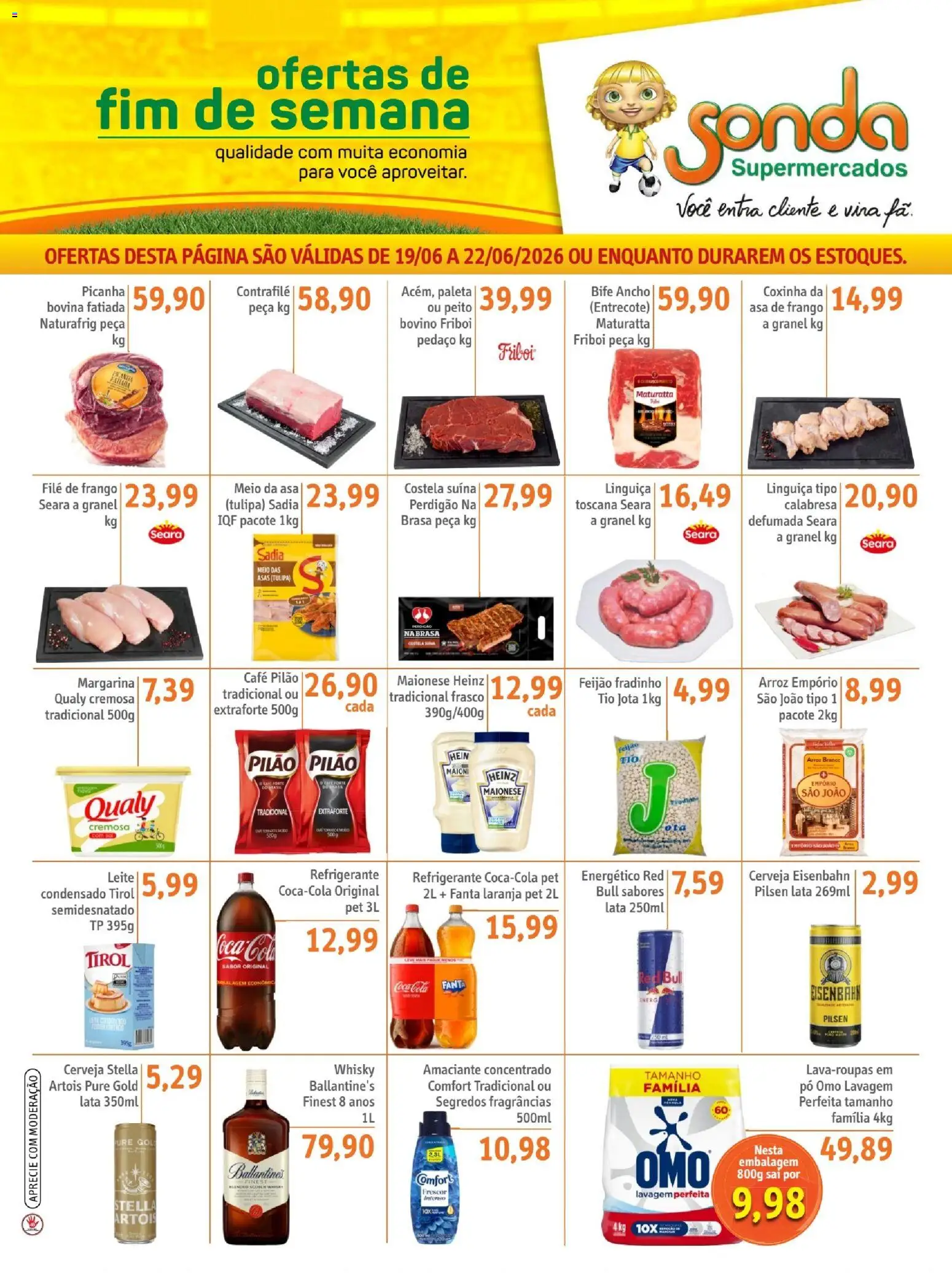 Pré-Visualização do folheto "Sonda ofertas FDS" da loja Sonda válido a partir de 19/06/2026