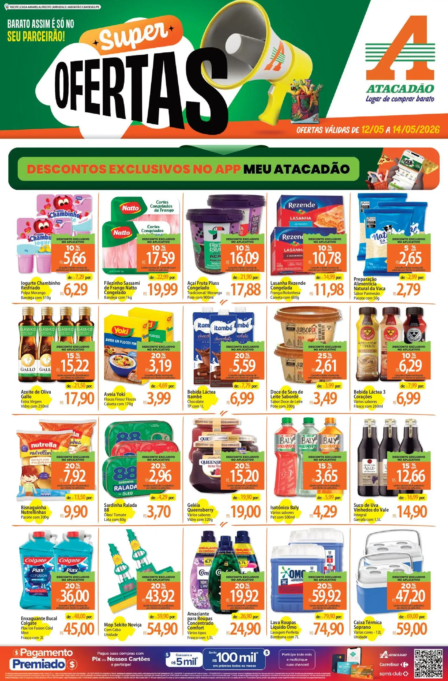 Pré-Visualização do folheto "Atacadão ofertas - PE" da loja Atacadão válido a partir de 12/05/2026