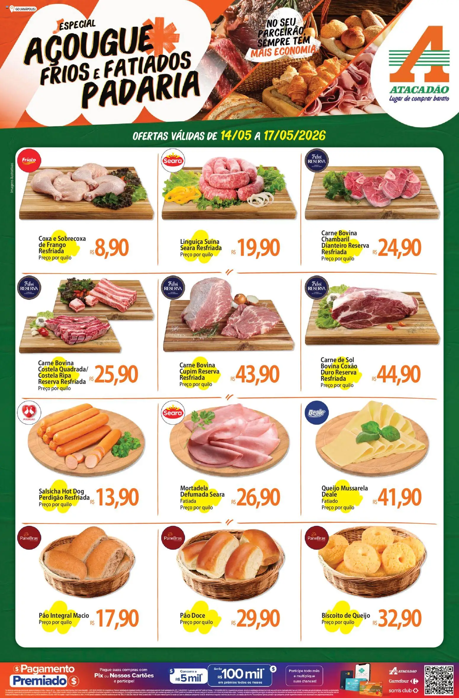 Pré-Visualização do folheto "Atacadão ofertas - GO" da loja Atacadão válido a partir de 14/05/2026
