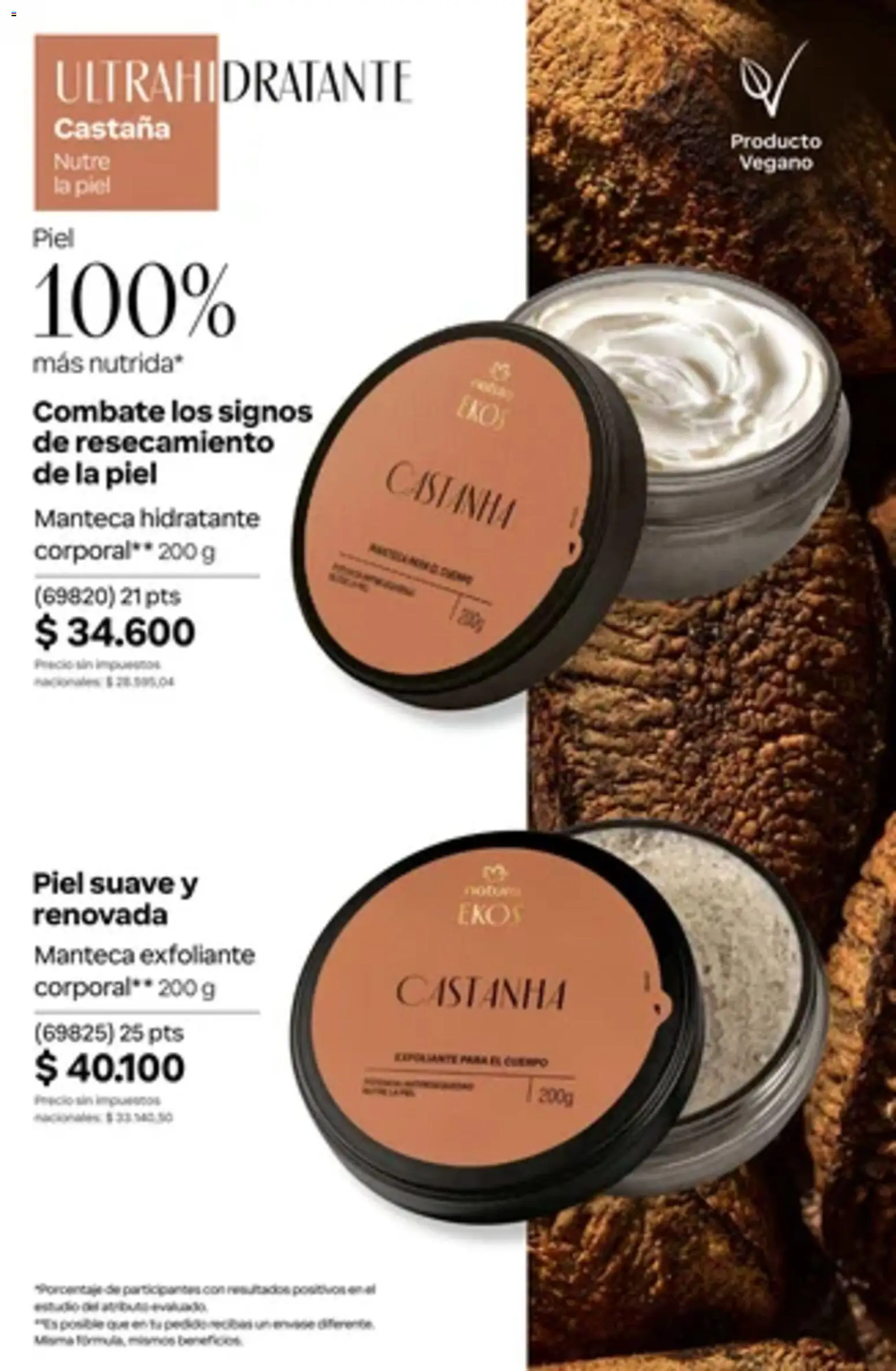 Vista previa del folleto de la tienda Natura válido desde el 01/10/2026 - Manteca, Exfoliante corporal, Exfoliante
