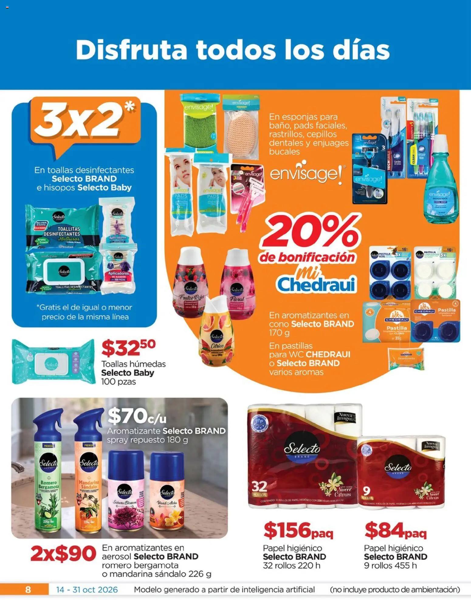 Vista previa las ofertas de la tienda Chedraui - Chedraui folleto Nuestras marcas propias calidad y variedad que cuesta menos desde el 14/10/2026 