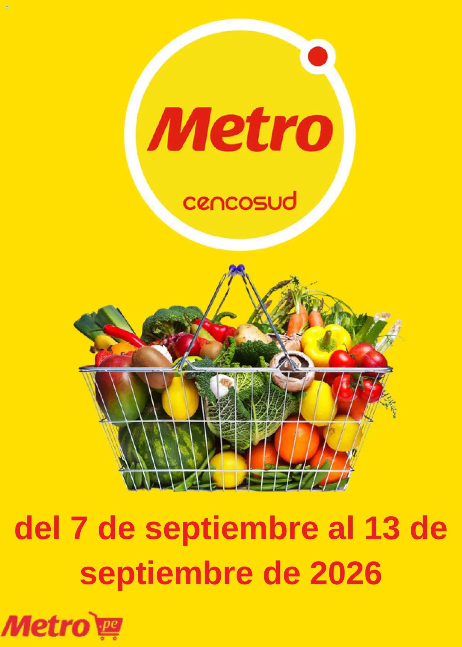 Vista previa de Metro catálogo de la tienda Metro válido desde 07/09/2026