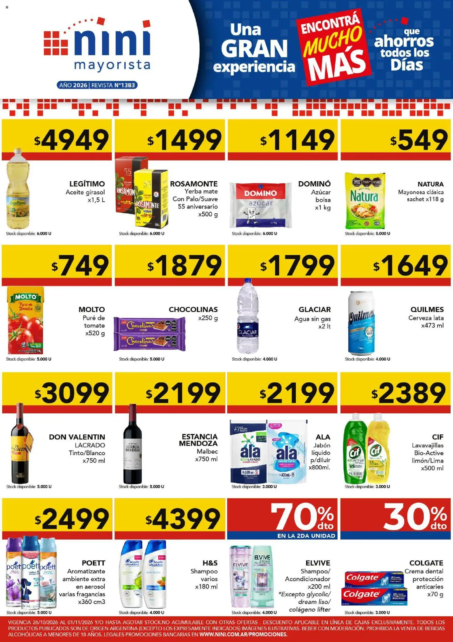 Vista previa del folleto de la tienda NINI Mayorista válido desde el 26/10/2026 
