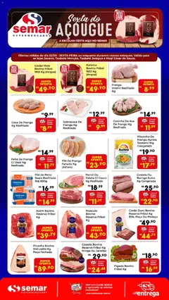 Pré-Visualização do folheto "Semar Supermercado ofertas Açougue" da loja Semar Supermercado válido a partir de 22/05/2026
