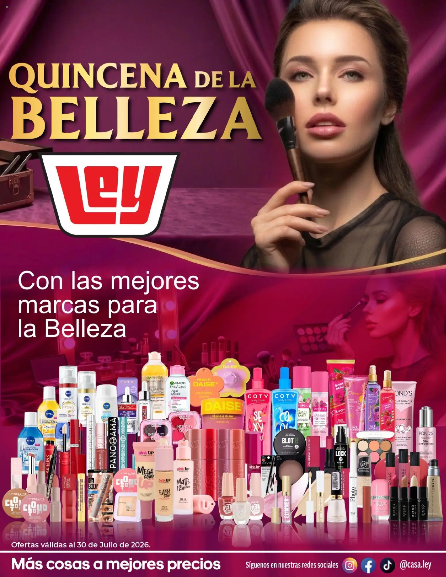 Vista previa las ofertas de la tienda Casa Ley - Casa Ley folleto Quincena de la Belleza desde el 15/07/2026 