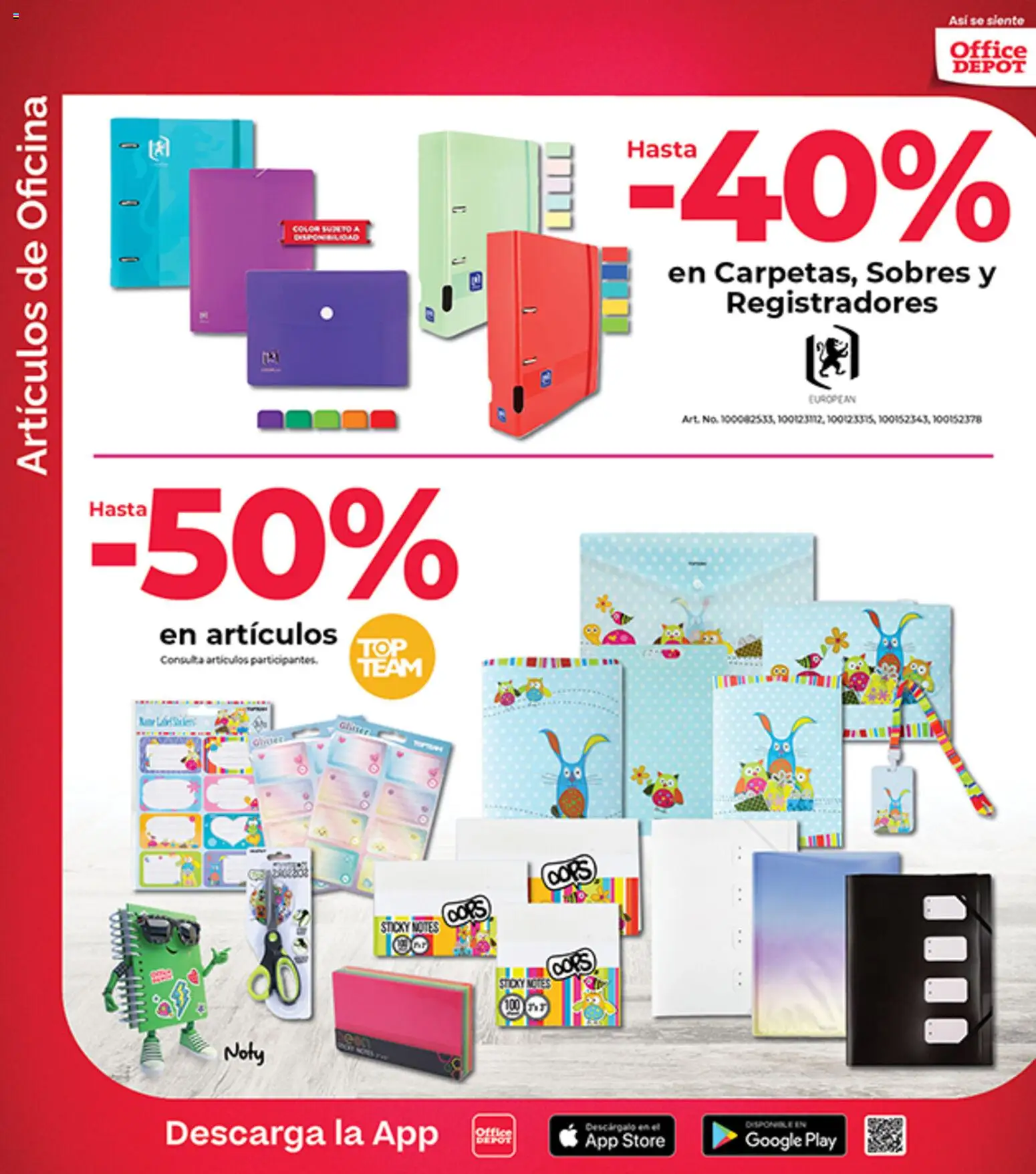 Vista previa las ofertas de la tienda Office Depot - Office Depot catálogo desde el 01/04/2026 