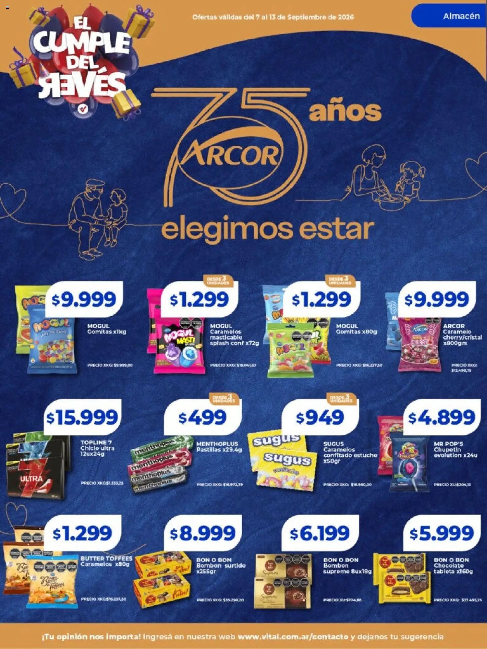 Vista previa del folleto de la tienda Vital válido desde el 07/09/2026 