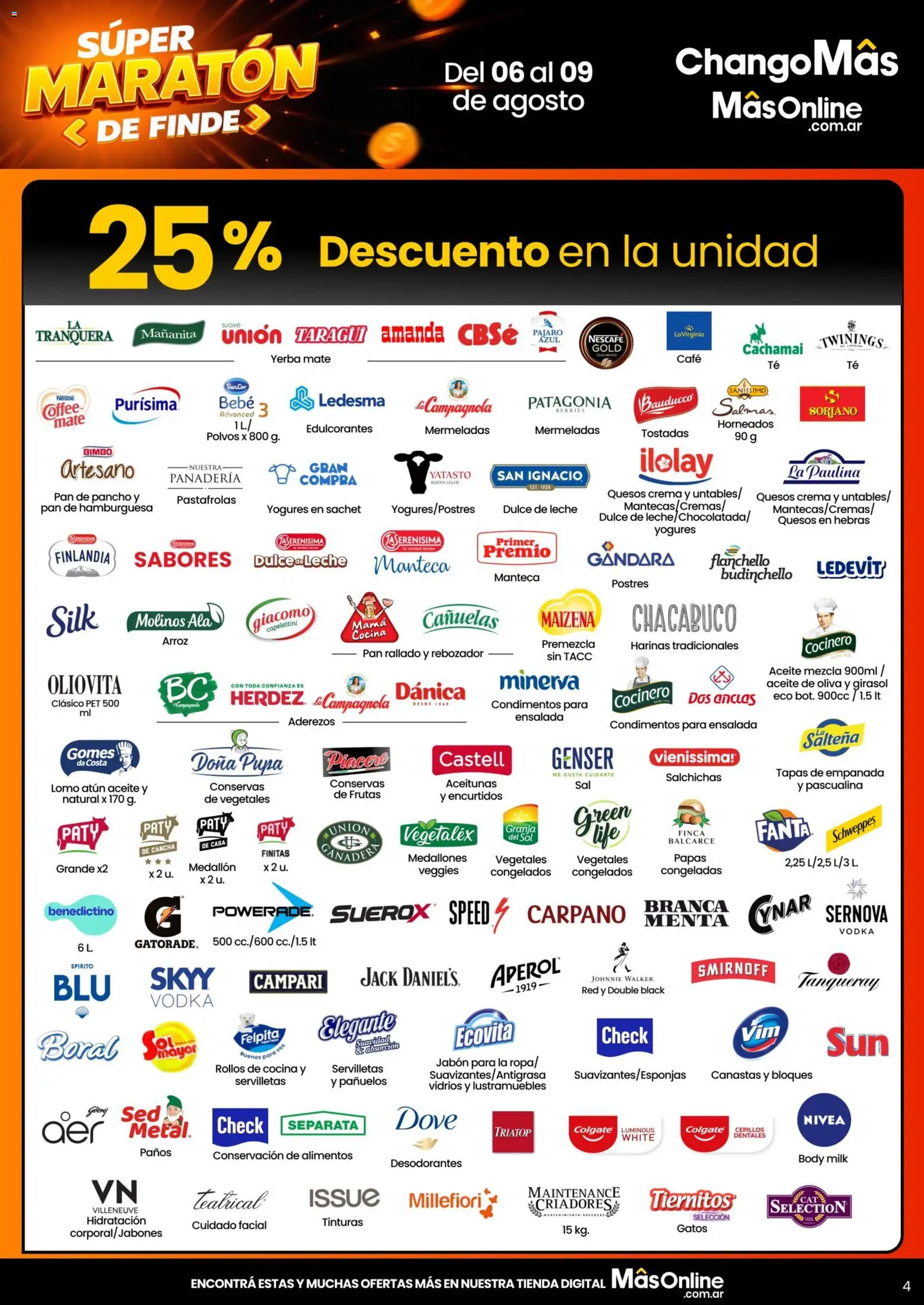Vista previa del folleto de la tienda Changomas válido desde el 06/08/2026 