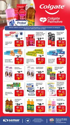 Pré-Visualização do folheto "Semar Supermercado ofertas Colgate" da loja Semar Supermercado válido a partir de 13/06/2026