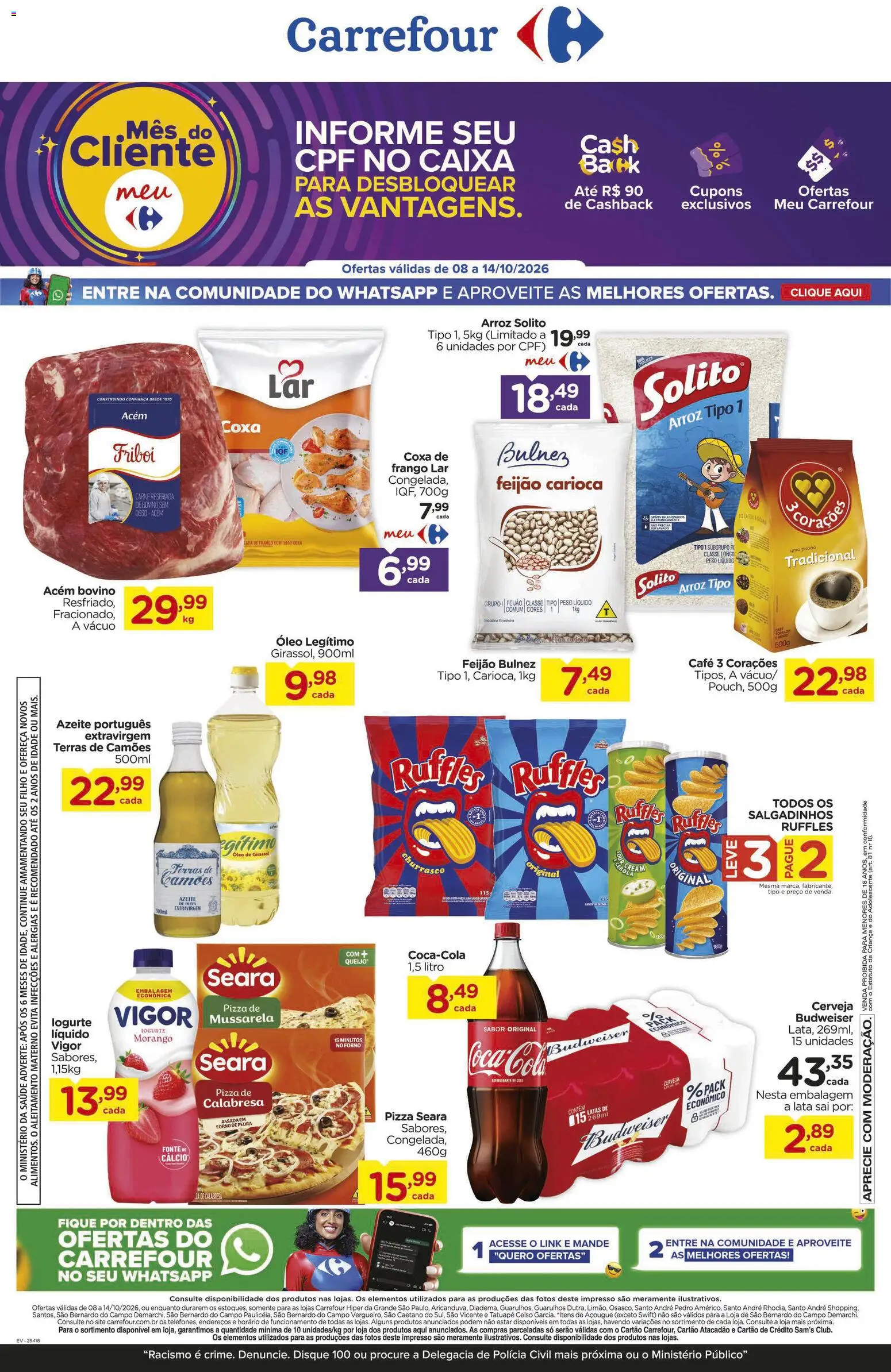 Pré-Visualização do folheto "Carrefour - Ofertas da semana" da loja Carrefour válido a partir de 08/10/2026
