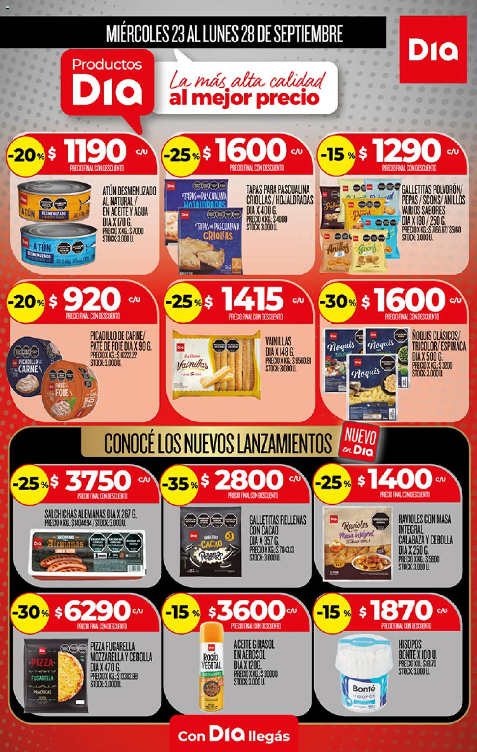 Vista previa del folleto de la tienda Dia válido desde el 23/09/2026 
