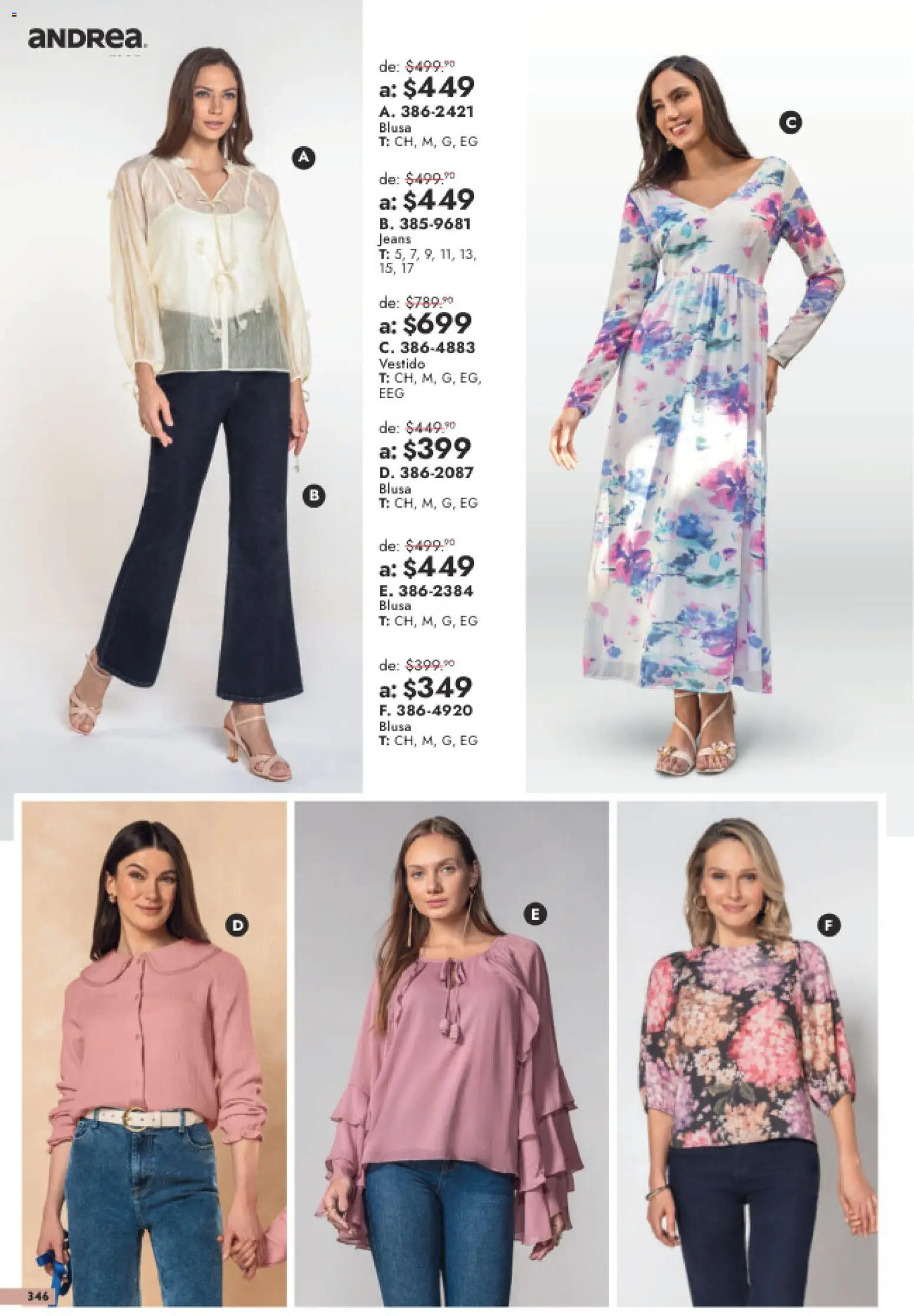 Vista previa las ofertas de la tienda Andrea - Andrea catálogo Outlet desde el 26/07/2026 